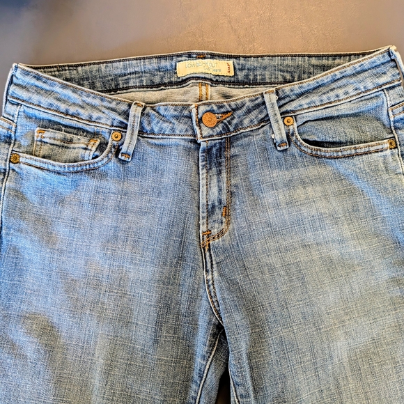 Levi's 545 Low Boot Cut Blue Jeans Y2K Vintage-inspired Retro Denim Core - Picture 3 of 12